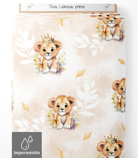 Tissu imperméable - Lionceau prince