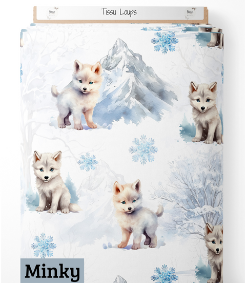 Glatter Minky - Wolf 380g