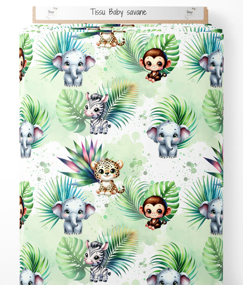 Tissu coton - Baby Savane