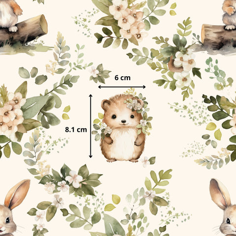 Tissu coton - Woodland