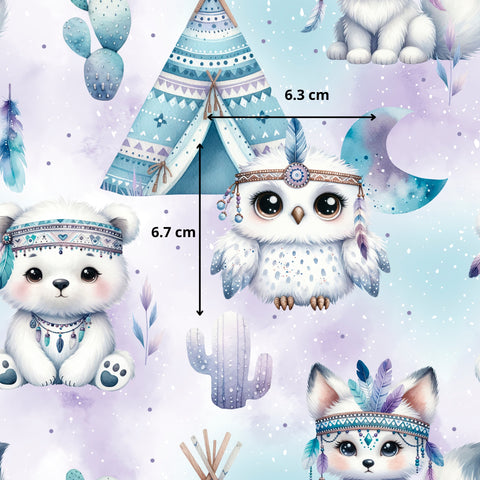 Tissu coton - Boho