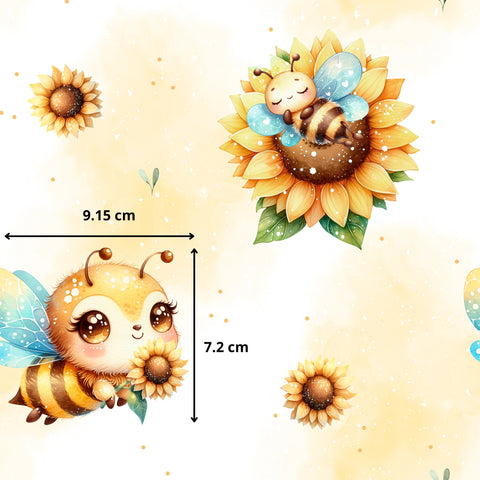 Tissu coton - Abeilles