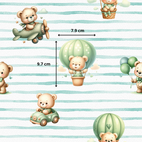 Tissu coton - Ourson