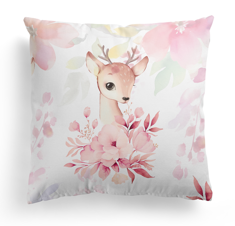 Panneau coussin 50x50cm - Biche colorée