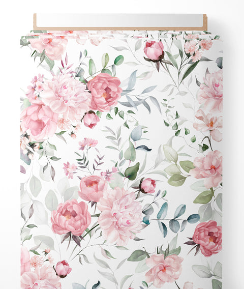 Tissu coton premium - Roses