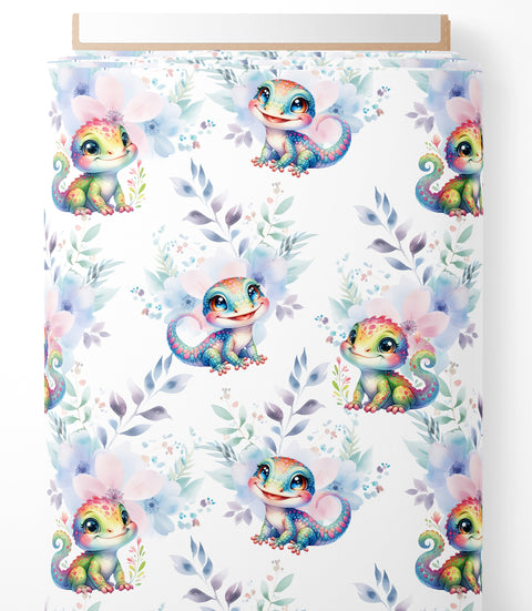 Tissu coton - Geckos