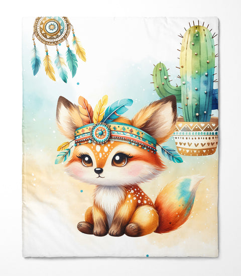 Panel de tela de algodón 75/95cm - Lobo
