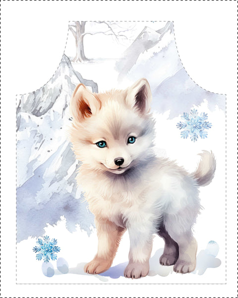 Panneau Tablier Enfant - Loup