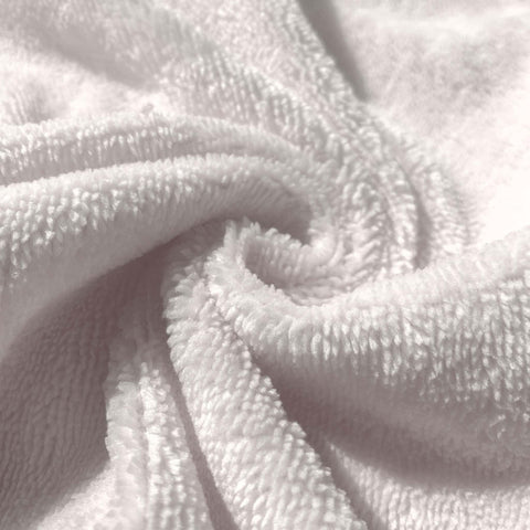 Micro éponge bambou - Blanc