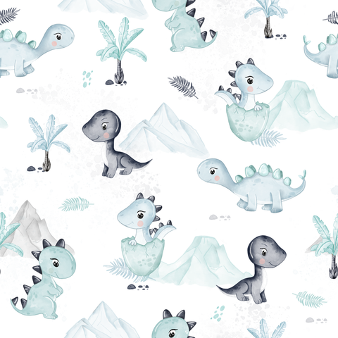 Tissu coton - Dinosaures
