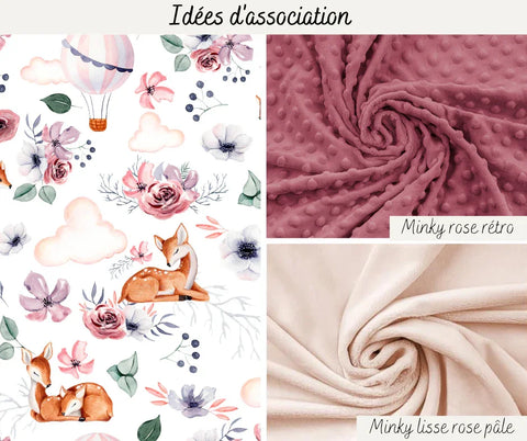 Tissu coton - Biches
