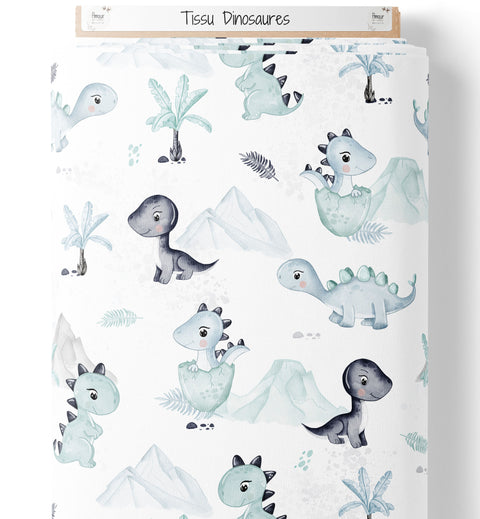 Tissu coton - Dinosaures