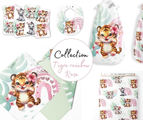 Collection Tigre Rainbow rose