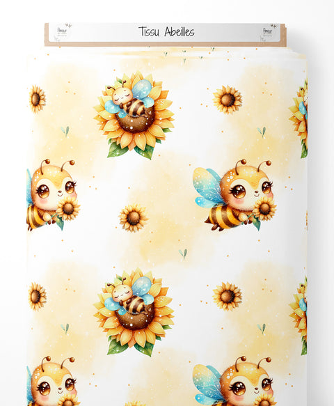 Tissu coton - Abeilles