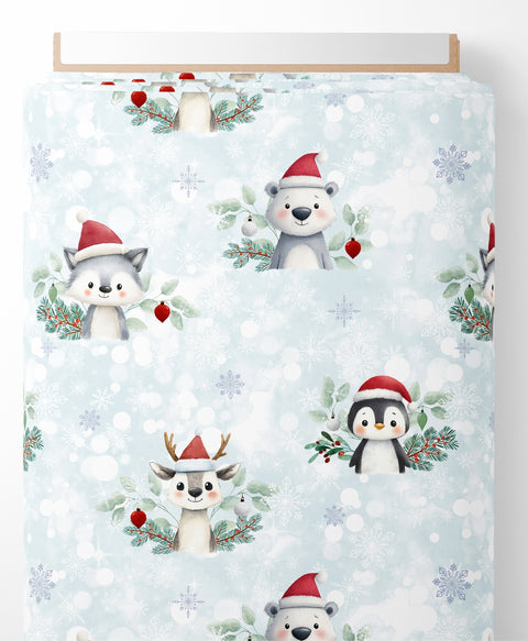 Tissu coton - Noël Arctique