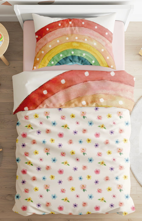 Panneau de tissu coton - Doublure Housse de couette fleurs
