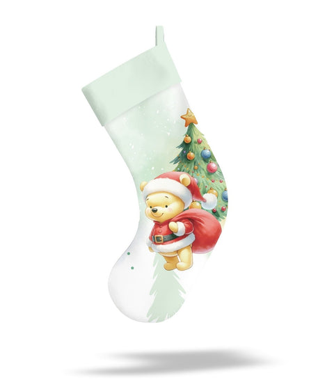 Panneaux chaussettes de Noël - Ours Noël