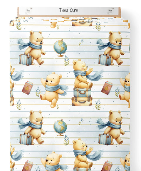 Tissu coton - Ours