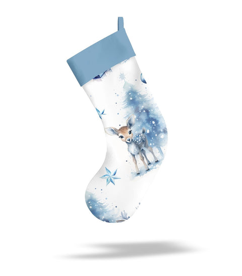 Panneaux chaussettes de Noël - Noël bleu