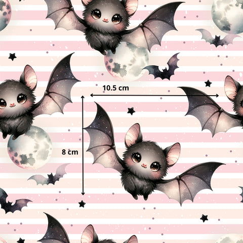 Tissu coton - Chauves-souris