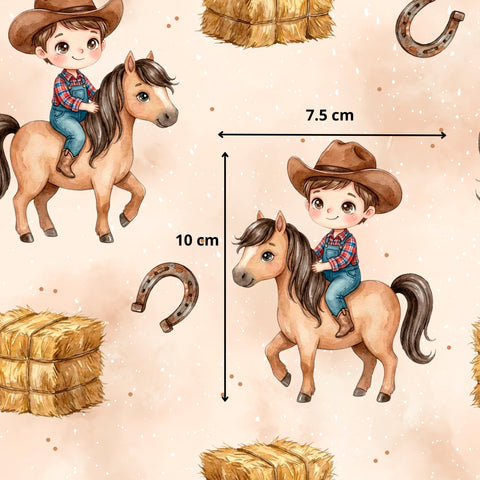 Baumwollstoff - Löwe