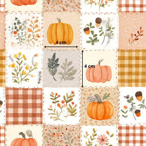 Tissu coton - Patchwork automne