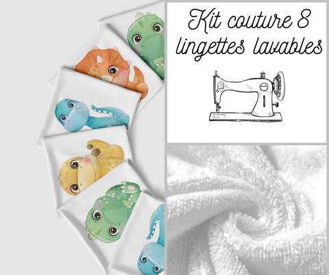 Kit Couture Débutant - Lingettes lavables Alexandrine