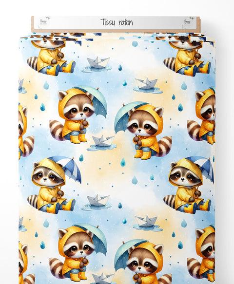 Tissu coton - Raton
