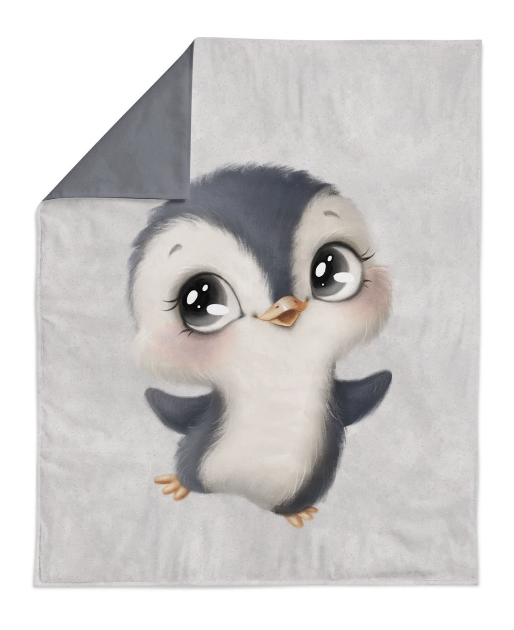 Panneau de tissu coton 75/100cm - Pingouin