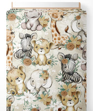 Charger l&#39;image dans la galerie, Tissu coton premium - Savane fleurs
